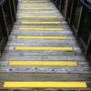 decking strips on a bridge