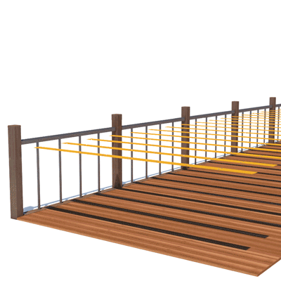 Non Slip Decking Strips Frp For, Wooden Stairs Grip Tape