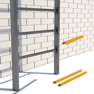 Non-slip FRP Ladder Rungs